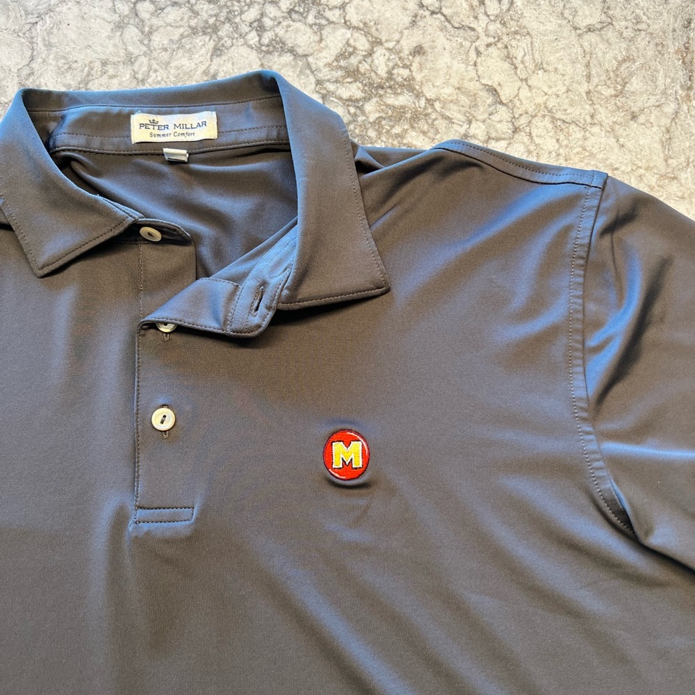 Peter Millar Women Summer Comfort Short Sleeve Polo in Size Medium - Picture 5 of 9